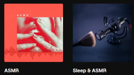 Sonido y música para transmisiones ASMR -